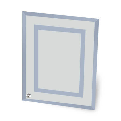 Cornice in vetro 23 x 18 cm Sublimazione Trasferimento termico