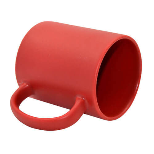 Tazza Full Color rosso, opaco Sublimazione Termostampa