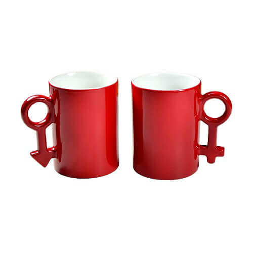 Tazza Magico per le coppie – rosso Sublimazione Termostampa