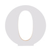 Lettera decorativa 25 cm in MDF per sublimazione - O