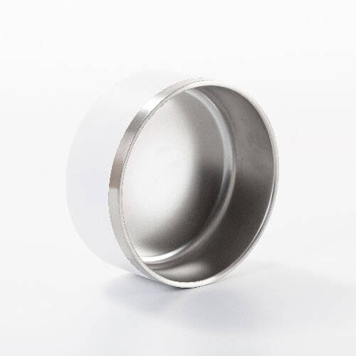 Ciotola in acciaio inox 960 ml per sublimazione - bianco opaco