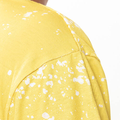 T-shirt Cotton-Like Bleached Starry Yellow per sublimazione