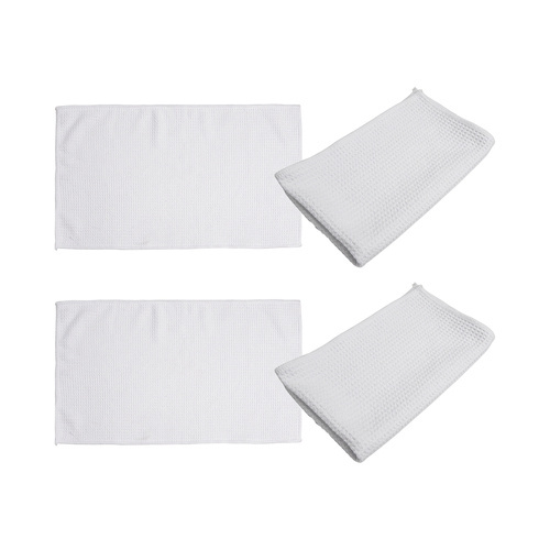 Set di 4 asciugamani da cucina 28 x 46 cm stampabili