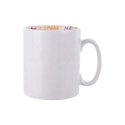 Tazza 300 ml con interno Merry Christmas Sublimazione Termostampa