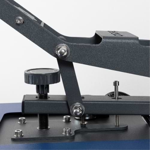 Pressa piatta con piano d'appoggio retrattile 38 x 38 cm - BPRO3838DSCB