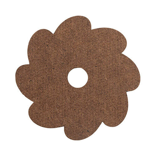 Targhetta con nome in fibra di legno per tazza da 1200 ml per sublimazione - cerchio di fuoco