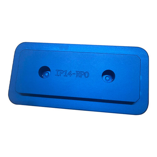 Un pad per realizzare una stampa 3D sulla custodia dell'iPhone 14 Pro