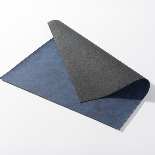 Pelle sintetica per incisione 30,5 x 30,5 cm - blu