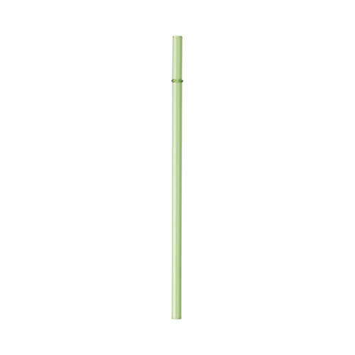 Cannuccia in vetro semplice da 23 cm - verde
