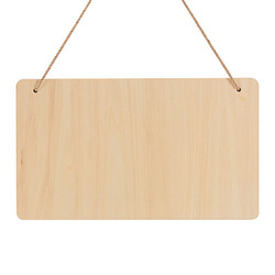 Appendiabiti rettangolari in compensato per sublimazione