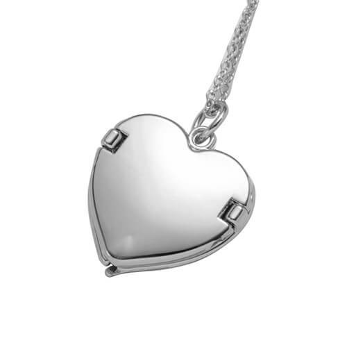 Collana Heart Angel Wings per sublimazione - argento