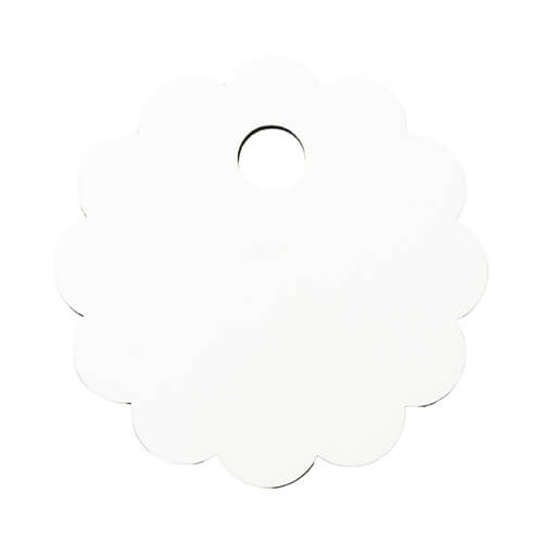 Targhetta portanome in fibra di legno per tazza 780 / 900 / 1050 / 1260 ml per sublimazione - ruota dentata