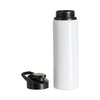 Borraccia da 750 ml con patta per sublimazione - bianca