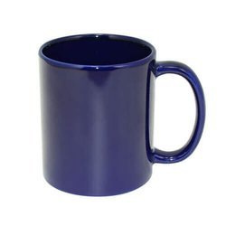 Tazza Full Color blu scuro, lucido Termostampa