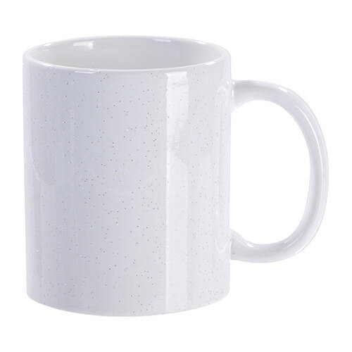 Tazza lucida e glitterata 330 ml per sublimazione