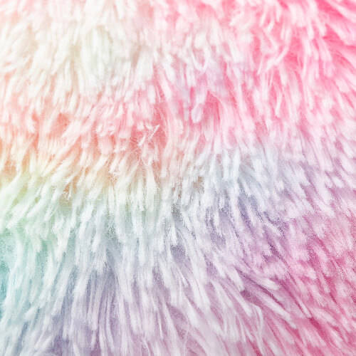 Federa colorata 40 x 40 cm in pile a pelo lungo e microfibra per sublimazione