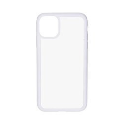 Custodia iPhone 11 in gomma bianco Sublimazione trasferimento termico