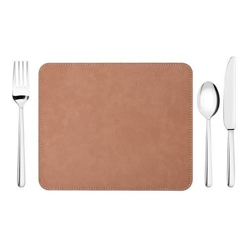 Pad in pelle 23 x 19 cm per sublimazione - Marrone
