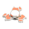 Spinner in metallo per sublimazione - Cane - arancione
