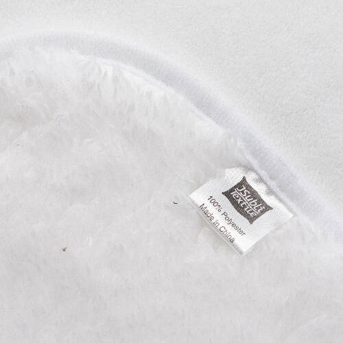 Coperta con cappuccio Minky per sublimazione - bianca