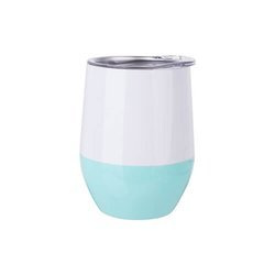 Tazza da vin brulè da 360 ml per sublimazione - bianco-verde
