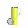 Tazza da viaggio in acciaio inossidabile da 1200 ml per sublimazione - giallo neon