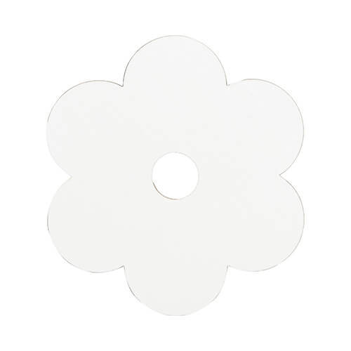 Targhetta con nome in fibra di legno per tazza per sublimazione da 1200 ml - fiori di pesco