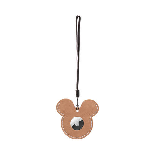 Custodia Topolino / AirTag per sublimazione - marrone