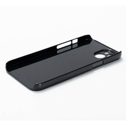 Custodia in plastica nera per iPhone 14 Plus per sublimazione