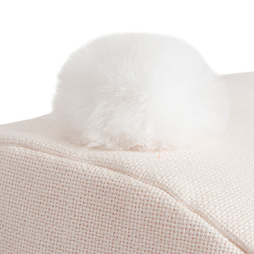 Borsa a forma di lepre per sublimazione - orecchie arancioni