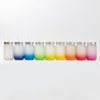 Mug Mason Jar 450 ml satinato senza manico per sublimazione - sfumatura Giallo