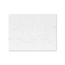 Puzzle 18 x 13 cm 12 elementi Trasferimento termico a sublimazione