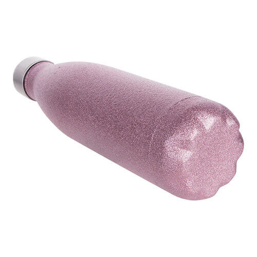 Borraccia bevande 500 ml - broccato rosa - Stampa sublimatica a trasferimento termico