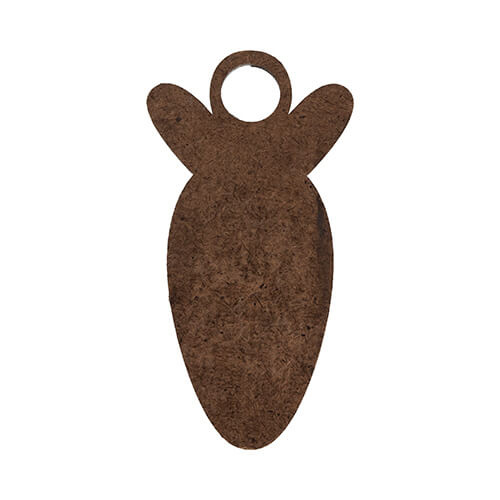 Targhetta portanome in fibra di legno per tazza da 1200 ml per sublimazione - carota