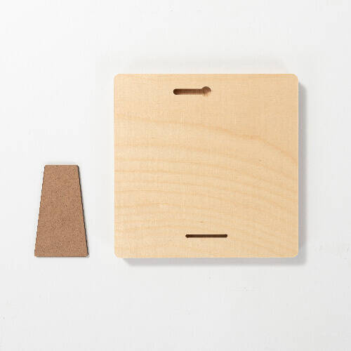 Cornice fotografica quadrata in compensato per sublimazione - 15,2 x 15,2 cm