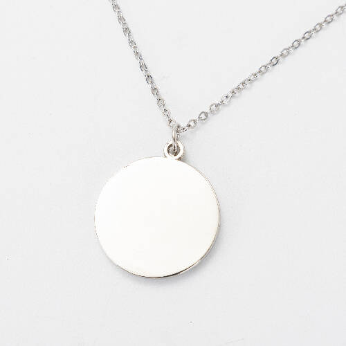 Medaglione rotondo per sublimazione - cuore