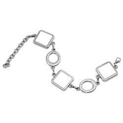 Bracciale con 3 piastrine stampabili per stampa sublimatica  a trasferimento termico