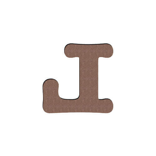 Lettera decorativa da MDF per sublimazione 15 cm L
