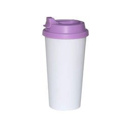 Tazza termico ECO con coperchio viola chiaro Stampa Sublimatica