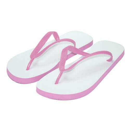 Ciabatte  infradito rosa per bambini - da sublimare
