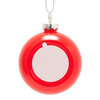 Guaina per albero di Natale Ø 6 cm per sublimazione - rosso lucido