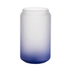 Vetro smerigliato da 400 ml per sublimazione - sfumatura blu navy