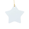 Ciondolo in plastica per sublimazione - stella