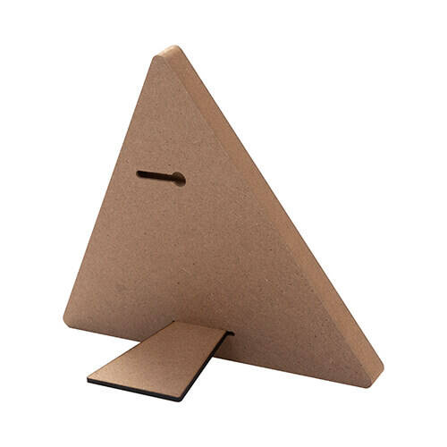 Cornice triangolare in MDF per sublimazione - 17,8 x 20,3 cm