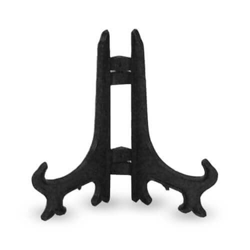 Cavalletto portapiatti Ø 18 cm nero