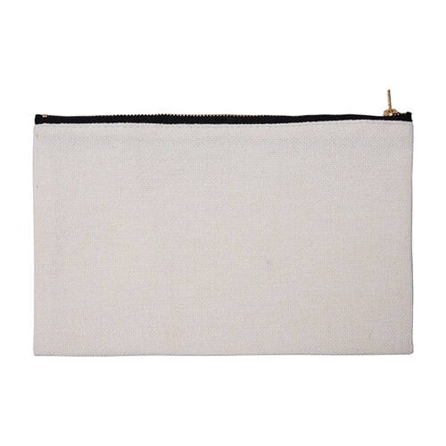 Trousse in lino 24 x 15 cm per sublimazione