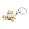 Portachiavi in metallo - spinner per sublimazione - Dog - giallo