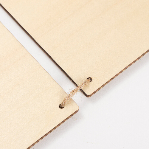 Sei telai rettangolari in compensato da appendere per la sublimazione