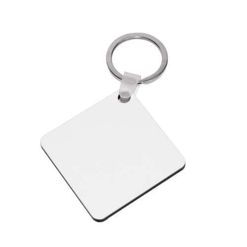 Portachiavi quadrato in MDF Sublimazione Trasferimento termico