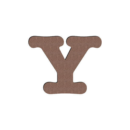 Lettera decorativa da MDF per sublimazione 10 cm Y